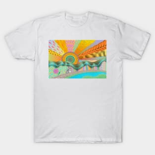 Sunrise In Finger Tree Forest T-Shirt